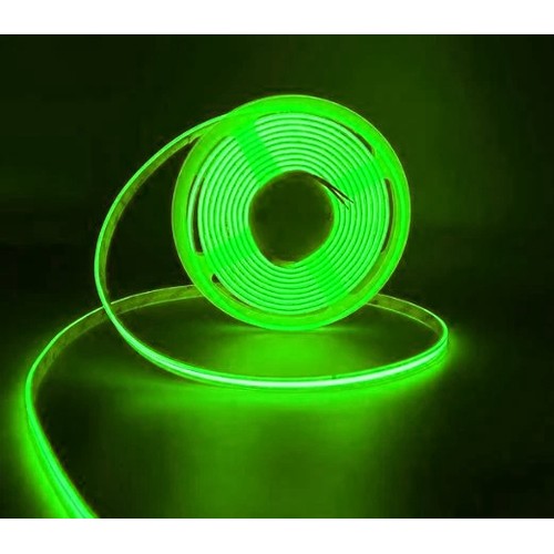 Ruban LED COB Vert 5m 10W/m - 24V DC, IP67, 320 LED par mètre, COB LED