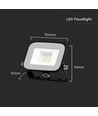 Projecteur LED 10W - Puce LED Samsung, lampe de travail, extérieur