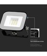 Projecteur LED 10W - Puce LED Samsung, lampe de travail, extérieur