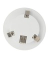 Spot LED encastrable 2.8W D1 Gen3 Full Spectrum RA97 - 3000K, Blanc