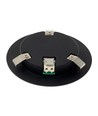 Spot LED encastrable 2.8W HiluX D1 Gen3 Full Spectrum RA97 - 3000K, Noir