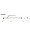 LEDlife 50W Philips luminaire de croissance LED - 112,5 cm, RA95, spectre complet, IK05, IP65