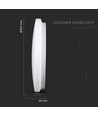 Plafonnier LED rond 24W - Ø35cm, CCT, 3 couleurs de lumière