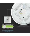 Plafonnier LED rond 24W - Ø35cm, CCT, 3 couleurs de lumière