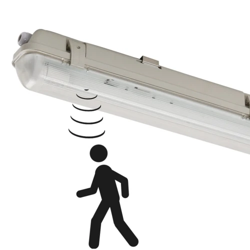 Réglette LED à Détecteur IP65 - 14W 4000K 2100Lm 230V - 120cm