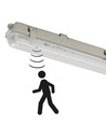 Réglette LED à Détecteur IP65 - 14W 4000K 2100Lm 230V - 120cm