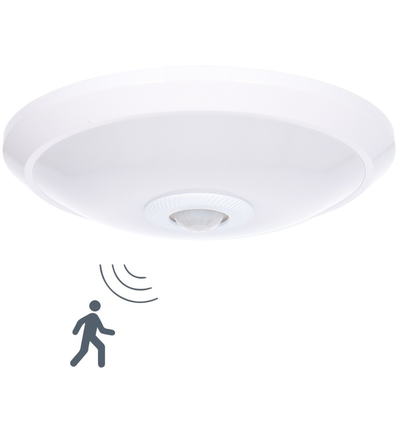 Lampe Plafonnier LED SH avec Capteur PIR 8W 3000K - 120°