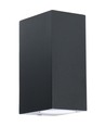 Applique murale extérieure Los Angeles Up/Down GU10 IP44 - Noir