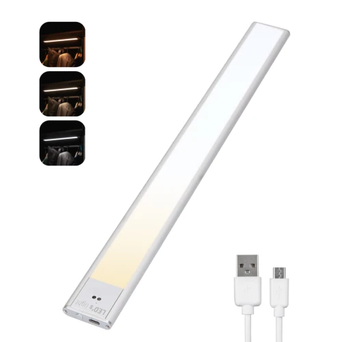 Réglette LED sous meuble Slimline Avec Capteur, CCT, Dimmable - 600 mm