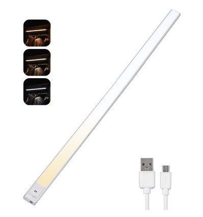 Slimline Réglette LED sous meuble Avec Capteur, CCT, Dimmable - 800 mm