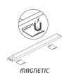 Slimline Réglette LED sous meuble Avec Capteur, CCT, Dimmable - 800 mm
