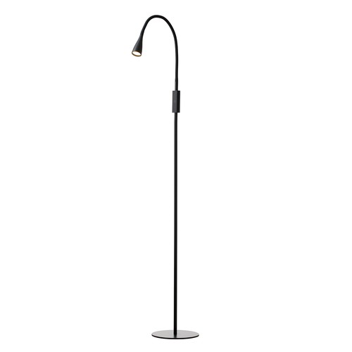 Lampadaire Twist LED 3W avec variateur tactile en noir - Nielsen Light