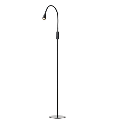 Lampadaire Twist LED 3W avec variateur tactile en noir - Nielsen Light