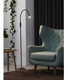 Lampadaire Twist LED 3W avec variateur tactile en noir - Nielsen Light