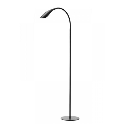 Lampadaire LED Mamba 5,5W avec variateur tactile en noir - Nielsen Light