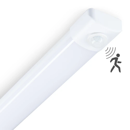 Réglette LED High-Lumen 36W Avec Capteur en 4000K, IP40, 230V - 120cm