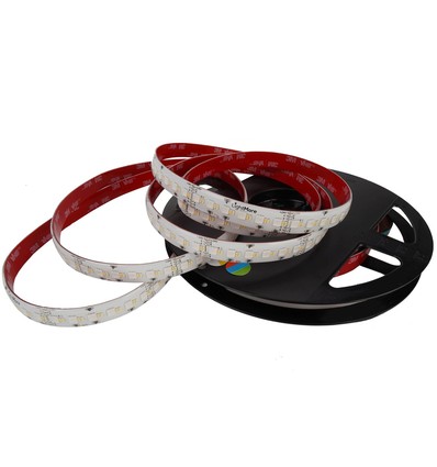 LightMore LED Strip 24V, 24W/m en RGB+2200K-6500K, Ra95, IP20 - 5 mètres