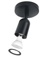 Spot Solis avec douille GU10 - IP20, noir, sans source lumineuse