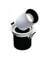 IN OUT - Modèle L - Downlight encastré, extension et orientation réglables 20W 36° 130x130 mm, blanc, sans source lumineuse