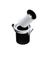 IN OUT - Modèle M - Downlight encastré, 12W 36° 100x110 mm, Blanc