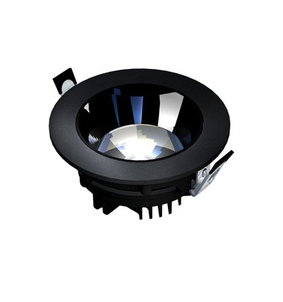 Modèle L - Spot encastré orientable, 20W 30° 160x70 mm, Noir, Sans source lumineuse