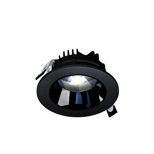 Modèle M Downlight 14W - encastré, orientation réglable sans source lumineuse, 30°, 130x58 mm, noir