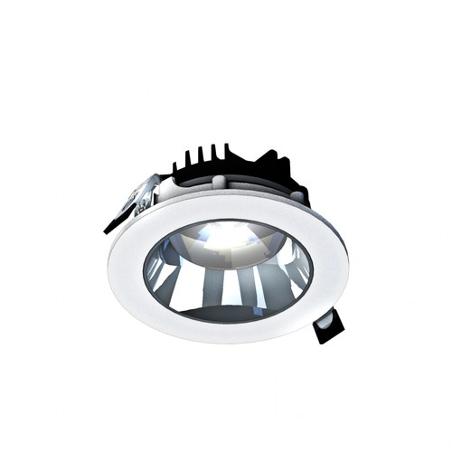 Miroir - Modèle M - Downlight encastré, orientation réglable 14W 30° 130x58 mm blanc sans source lumineuse