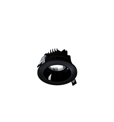 Model S Downlight 8W - orientation de la lumière réglable, sans source lumineuse, 30°, 95x45 mm, noir