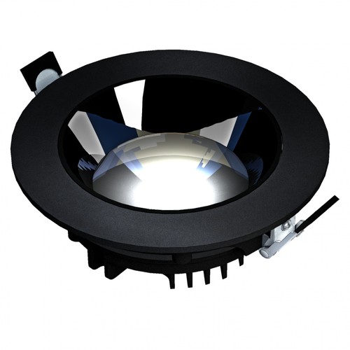 Spot encastrable 30W Model XL - Noir, orientable