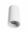 Spot plafonnier GU10 - Blanc, Ø5,5cm, hauteur 10cm, aluminium, IP20 intérieur, sans source lumineuse