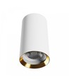 Chloe Variosa GU10 à montage en surface GU10 - 230V, IP20, 55x100mm, blanc / or, rond, sans source lumineuse