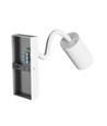 Squalla Variosa Flexi Switch GU10 - applique murale sans source lumineuse, 230V, IP20, 55x100x410mm, blanche, ronde