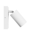 Squalla Variosa GU10 - interrupteur, applique murale, sans source lumineuse, 230V, IP20, 55x100mm, blanc, rond