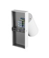 Squalla Variosa GU10 - interrupteur, applique murale, sans source lumineuse, 230V, IP20, 55x100mm, blanc, rond
