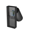 Applique murale GU10 avec interrupteur - IP20, Ø5,5cm, 5,5x10cm, Noir, Rond, Sans source lumineuse
