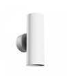 Squalla Variosa Tubo 2xGU10 - Applique murale sans source lumineuse, 230V, IP20, 55x160x90mm, blanc, rond