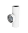 Squalla Variosa Tubo 2xGU10 - Applique murale sans source lumineuse, 230V, IP20, 55x160x90mm, blanc, rond