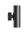 Applique murale GU10 double - Ronde, noire