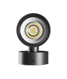 Applique murale GU10 double - Ronde, noire