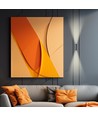 Applique murale GU10 double - Ronde, noire