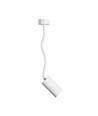 Spot mural/plafonnier GU10 - blanc, IP20, sans source lumineuse