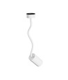 Spot mural/plafonnier GU10 - blanc, IP20, sans source lumineuse