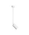 Spot de plafond GU10 sur bras - Blanc, orientable, sans source lumineuse