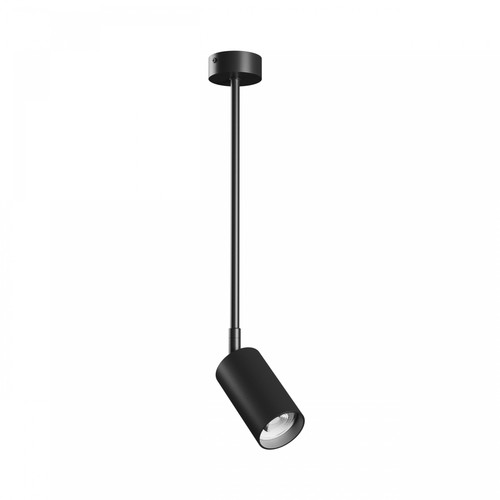 Spot de plafond GU10 sur bras - Noir, orientable, sans source lumineuse