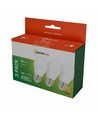 Pack de 3 ampoules LED E27 6W - G45, blanc chaud