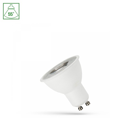 Ampoule LED GU10 4W - 55°, 350lm, 6000K blanc froid