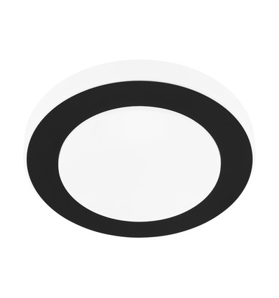 Plafonnier EGLO LED Carpi 11W en acier noir