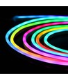 Kit complet Neon Flex RGBIC 2,5m - USB, App Bluetooth, télécommande, incl. montage, 7x15 neonflex