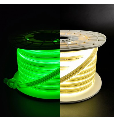 Bande LED de travail auto-luminescente 25m 230V - IP67, 180 LED/m, 11W/m, 1000 lm/m, 4000K
