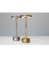 Lampe de table LED rechargeable, couleur réglable - Or, tactile dimmable, IP20